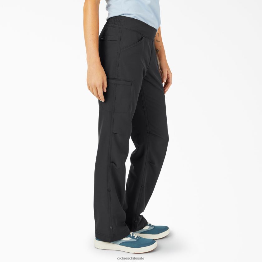 negro (negro) mujer pantalones enrollables refrescantes Dickies ropa de trabajo X4H0F1618