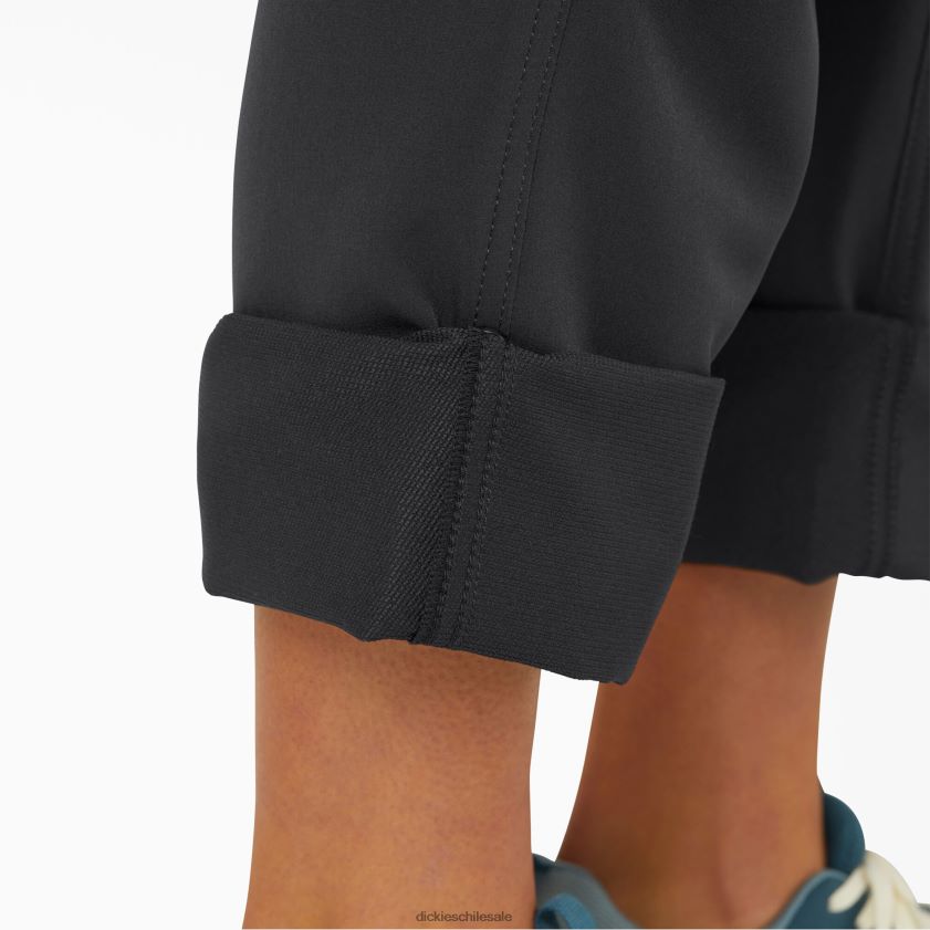 negro (negro) mujer pantalones enrollables refrescantes Dickies ropa de trabajo X4H0F1618