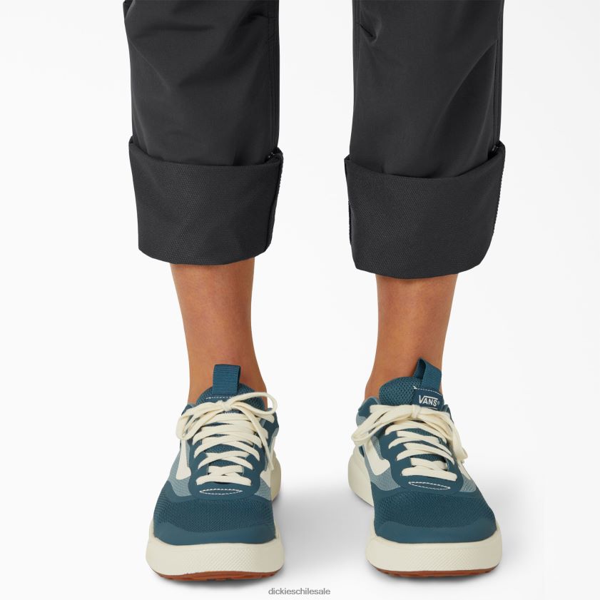 negro (negro) mujer pantalones enrollables refrescantes Dickies ropa de trabajo X4H0F1618
