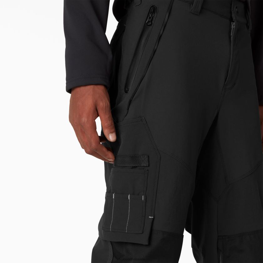 negro (ubk) hombres pantalones técnicos flexibles de ropa de trabajo de alto rendimiento Dickies ropa de trabajo X4H0F265