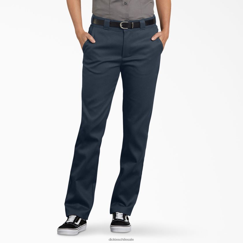 regular mujer pantalones de trabajo ajustados y flexibles Dickies ropa de trabajo X4H0F1729