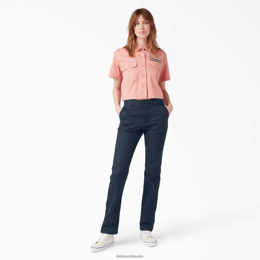 regular mujer pantalones de trabajo ajustados y flexibles Dickies ropa de trabajo X4H0F1729