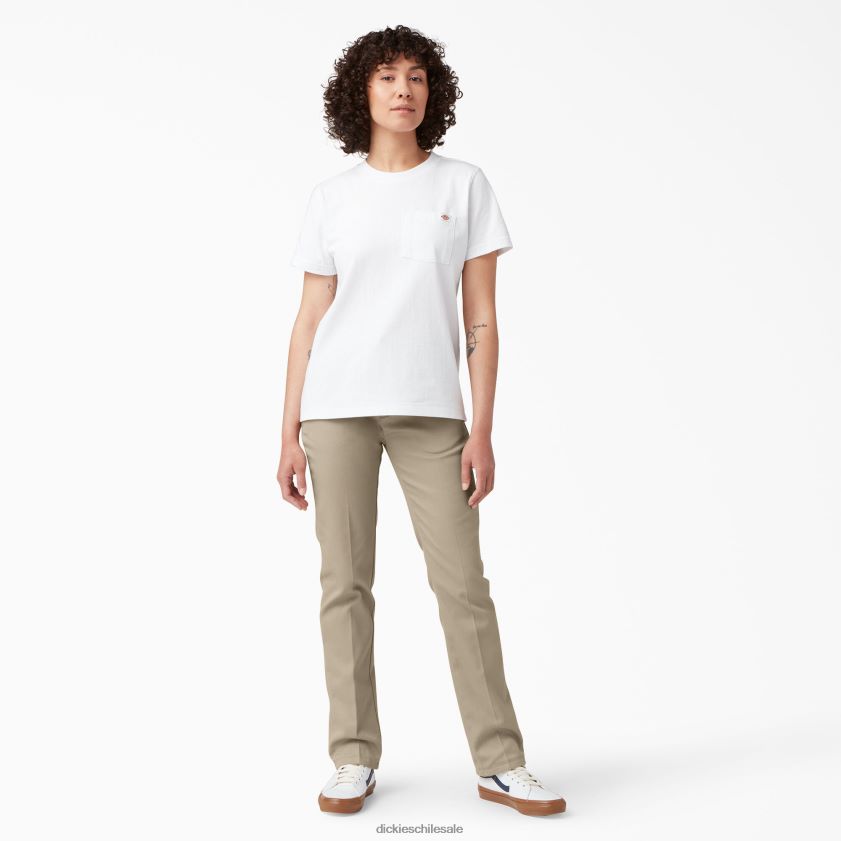 regular mujer pantalones de trabajo ajustados y flexibles Dickies ropa de trabajo X4H0F1730