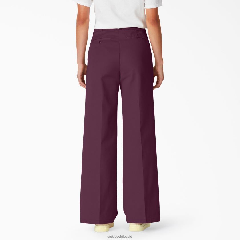 regular mujer pantalones de trabajo de pernera ancha lavados a la piedra Dickies ropa de trabajo X4H0F1749