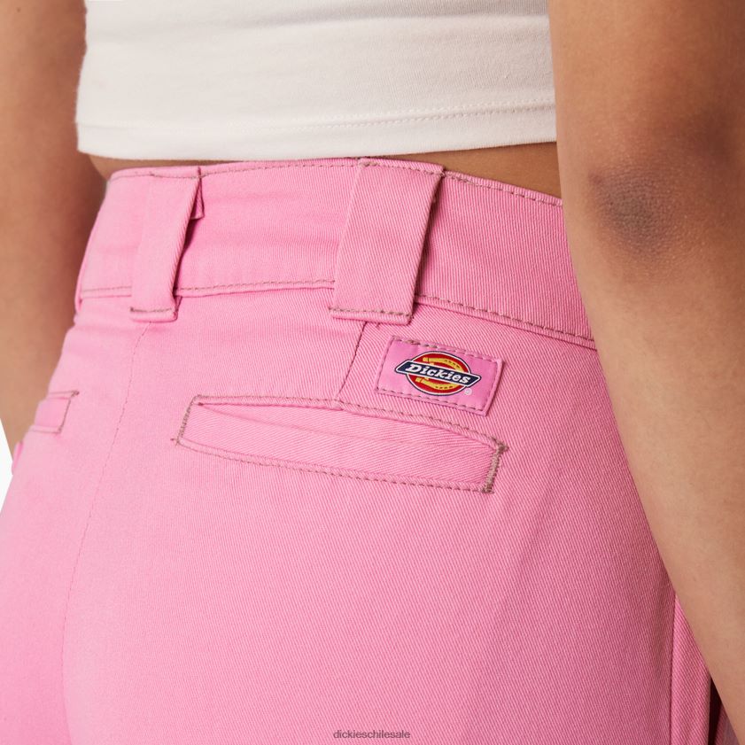 regular mujer pantalones de trabajo de pernera ancha lavados a la piedra Dickies ropa de trabajo X4H0F1753