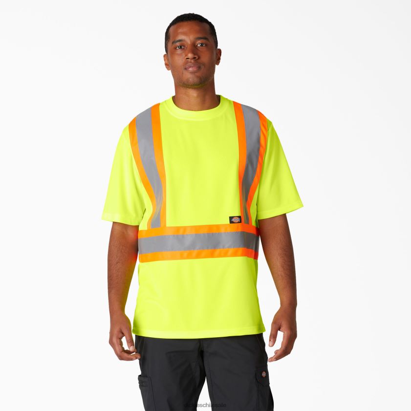 amarillo ansi (ay) unisexo camiseta de manga corta de seguridad de alta visibilidad Dickies ropa de trabajo X4H0F1446 amarillo ansi (ay) unisexo camiseta de manga corta de seguridad de alta visibilidad Dickies ropa de trabajo X4H0F1446