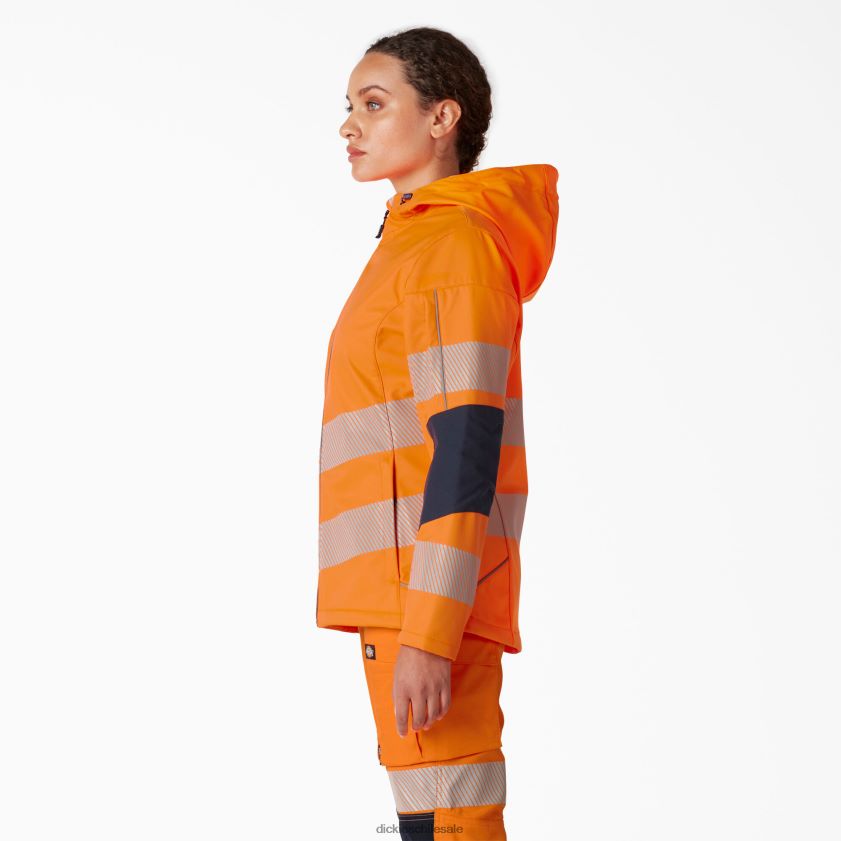 naranja (o) mujer chaqueta softshell de alto rendimiento Dickies ropa de trabajo X4H0F2353