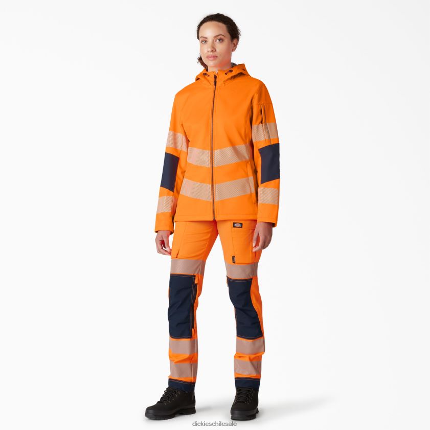 naranja (o) mujer chaqueta softshell de alto rendimiento Dickies ropa de trabajo X4H0F2353