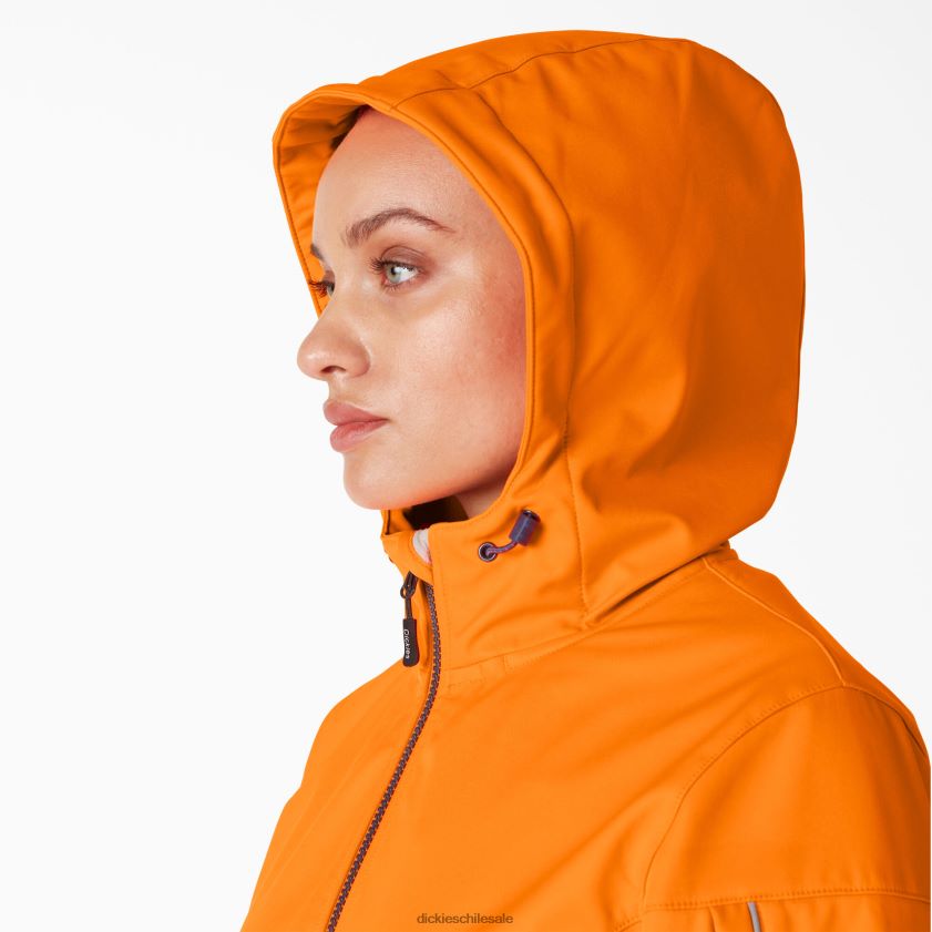 naranja (o) mujer chaqueta softshell de alto rendimiento Dickies ropa de trabajo X4H0F2353