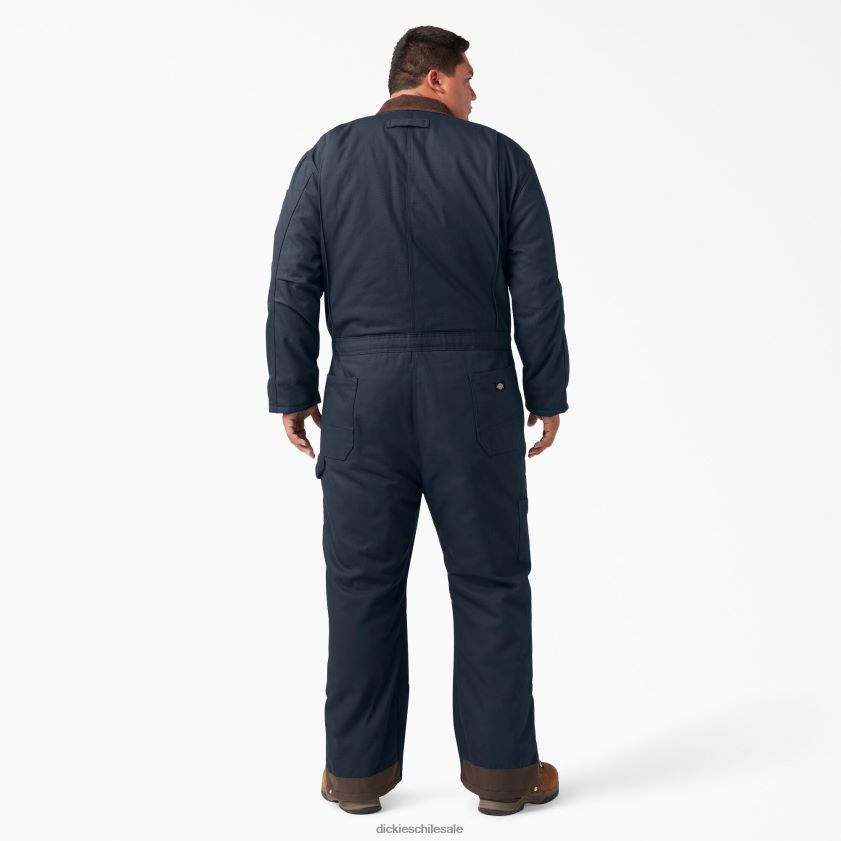 azul marino oscuro (dn) hombres overoles con aislamiento de pato Dickies ropa de trabajo X4H0F1350