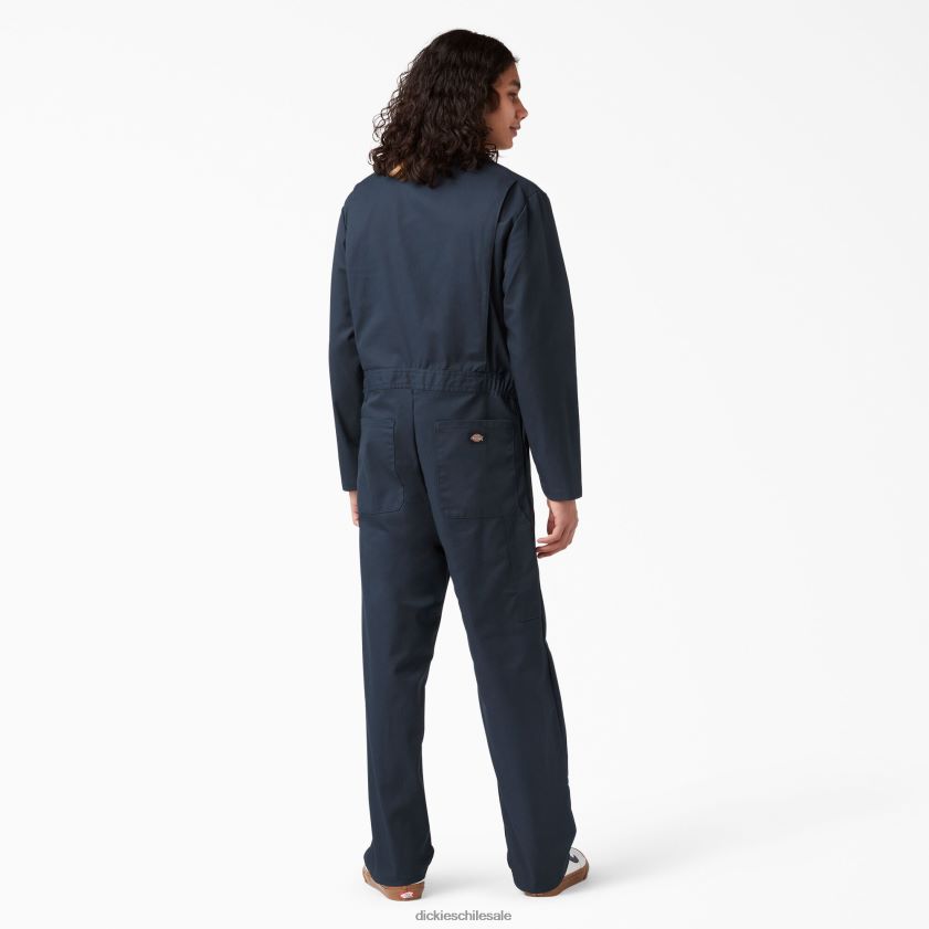 azul marino oscuro (dn) hombres overoles de manga larga Dickies ropa de trabajo X4H0F1270
