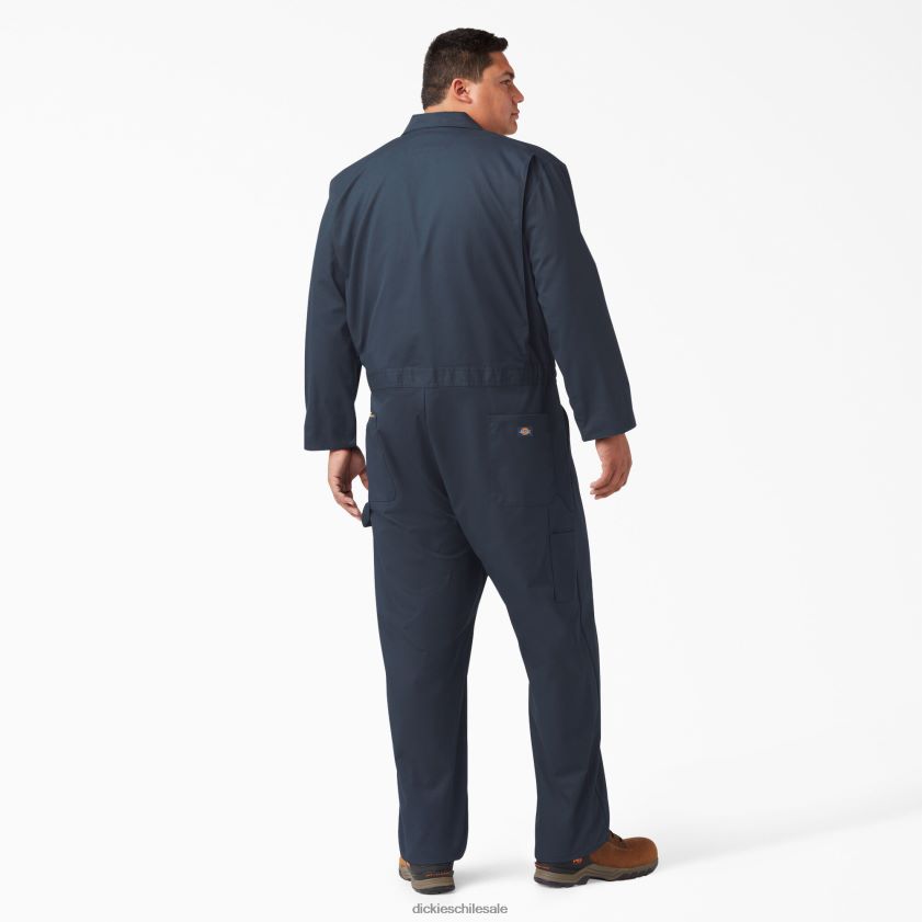 azul marino oscuro (dn) hombres overoles de manga larga combinados de lujo Dickies ropa de trabajo X4H0F1235
