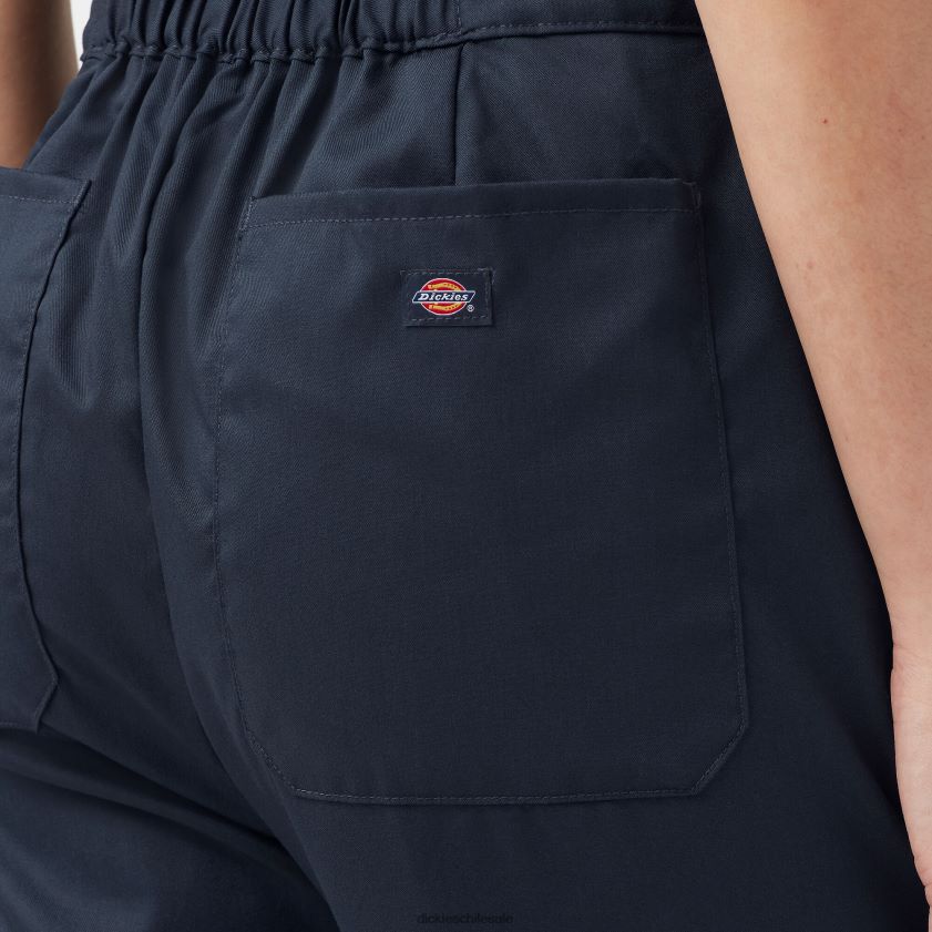 azul marino oscuro (dn) mujer overoles refrescantes de manga corta Dickies ropa de trabajo X4H0F1545