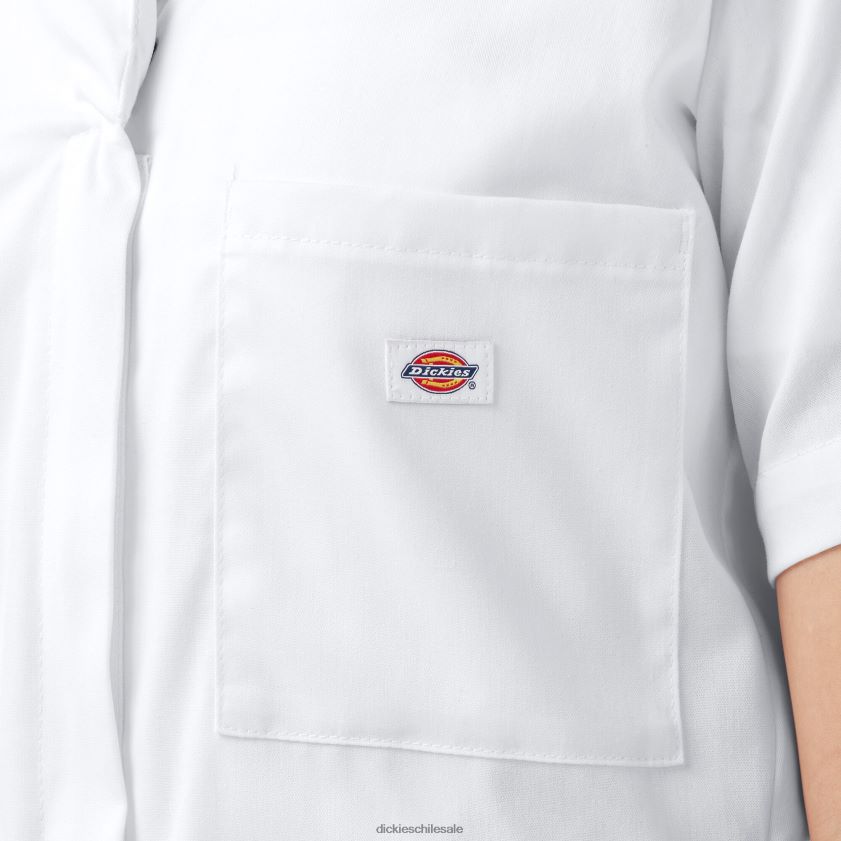 blanco (wh) mujer overoles refrescantes de manga corta Dickies ropa de trabajo X4H0F1548