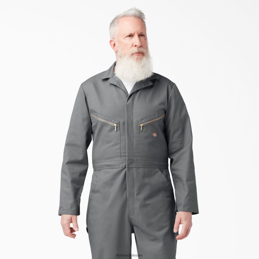 gris (gy) hombres overoles de manga larga combinados de lujo Dickies ropa de trabajo X4H0F1236