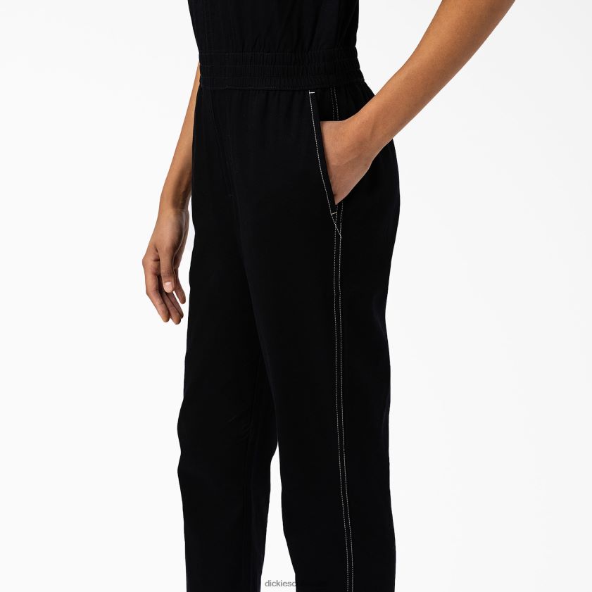 negro (bkx) mujer overoles florala Dickies ropa de trabajo X4H0F1933
