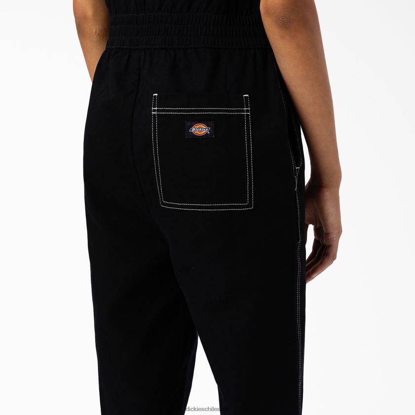 negro (bkx) mujer overoles florala Dickies ropa de trabajo X4H0F1933