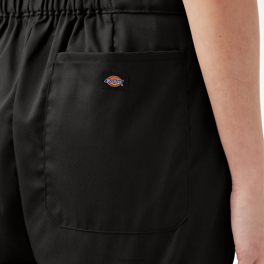negro (negro) mujer overoles refrescantes de manga corta Dickies ropa de trabajo X4H0F1544
