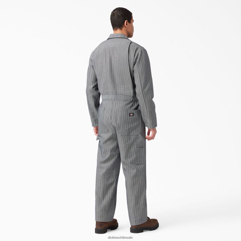 raya pescador (fs) hombres overoles Fisher a rayas Dickies ropa de trabajo X4H0F1304