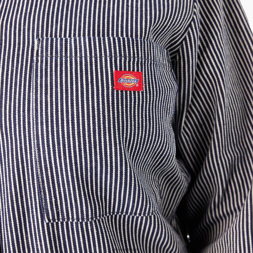 regular mujer overol de manga larga con rayas de nogal plus Dickies ropa de trabajo X4H0F1951