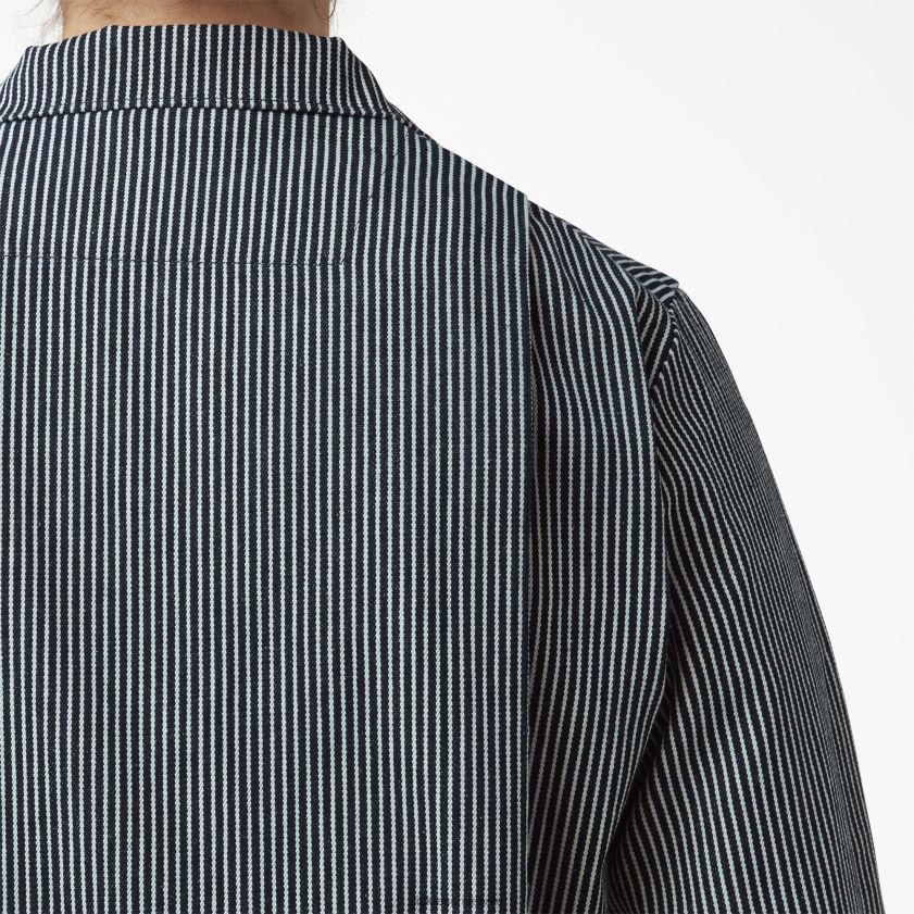 regular mujer overoles de manga larga con rayas de nogal Dickies ropa de trabajo X4H0F1549