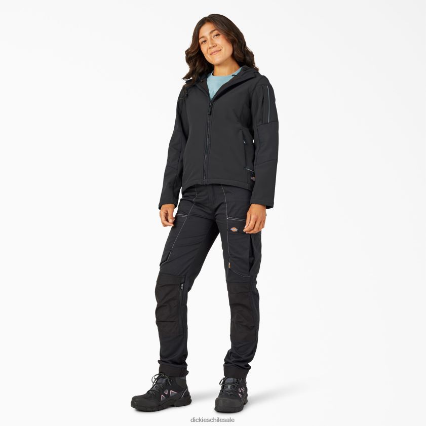 negro (negro) mujer chaqueta softshell de ropa de trabajo de alto rendimiento Dickies ropa de trabajo X4H0F2370