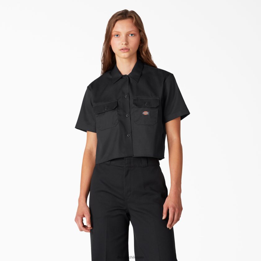 negro (negro) mujer camisa corta de trabajo Dickies ropa de trabajo X4H0F2004 negro (negro) mujer camisa corta de trabajo Dickies ropa de trabajo X4H0F2004
