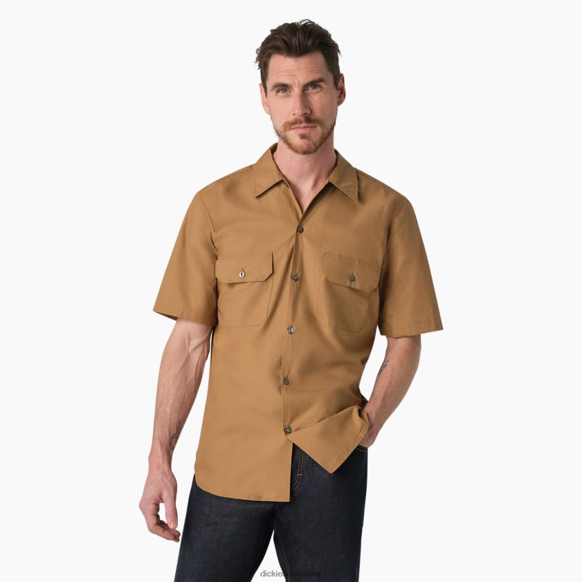 arce enjuagado (rma) hombres camisa de trabajo de manga corta de 1922 Dickies ropa de trabajo X4H0F923