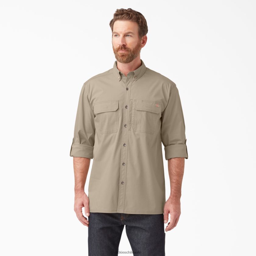 arena del desierto (ds) hombres camiseta duratech ranger ripstop Dickies ropa de trabajo X4H0F688