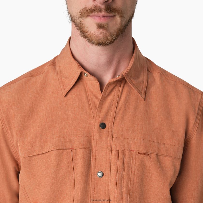brezo cobre (eh2) hombres camisa de trabajo refrescante de manga larga Dickies ropa de trabajo X4H0F680