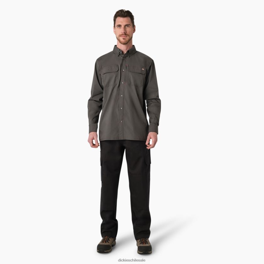 gris pizarra (sl) hombres camiseta duratech ranger ripstop Dickies ropa de trabajo X4H0F690