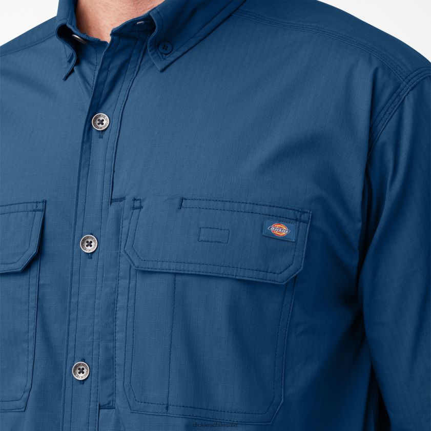 mezclilla oscura (dm) hombres camiseta duratech ranger ripstop Dickies ropa de trabajo X4H0F687