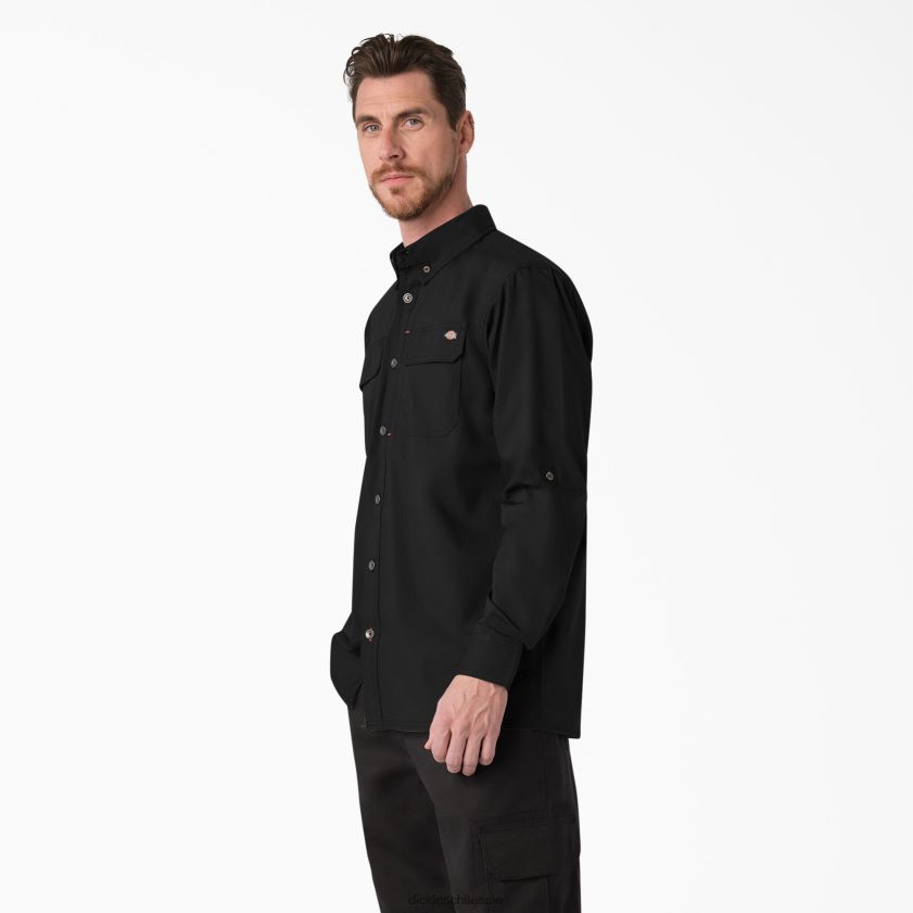 negro (negro) hombres camiseta duratech ranger ripstop Dickies ropa de trabajo X4H0F686