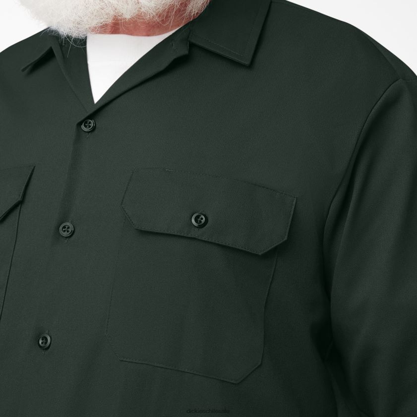 verde cazador (gh) hombres camisa de trabajo de manga larga Dickies ropa de trabajo X4H0F562