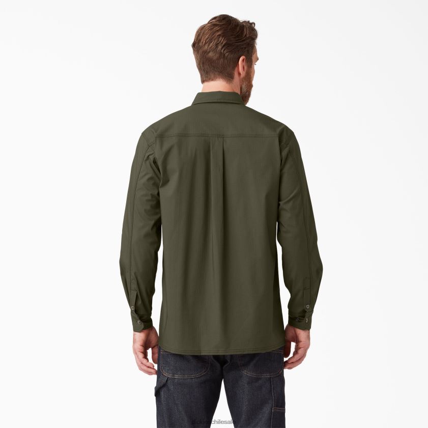 verde musgo (ms) hombres camiseta duratech ranger ripstop Dickies ropa de trabajo X4H0F689