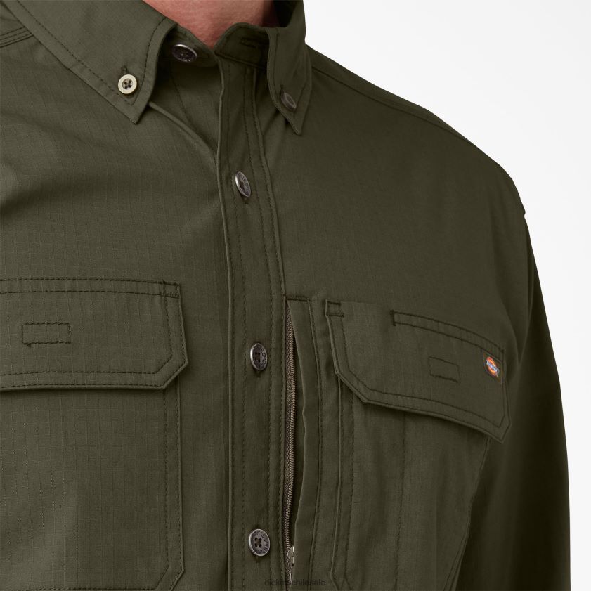 verde musgo (ms) hombres camiseta duratech ranger ripstop Dickies ropa de trabajo X4H0F689