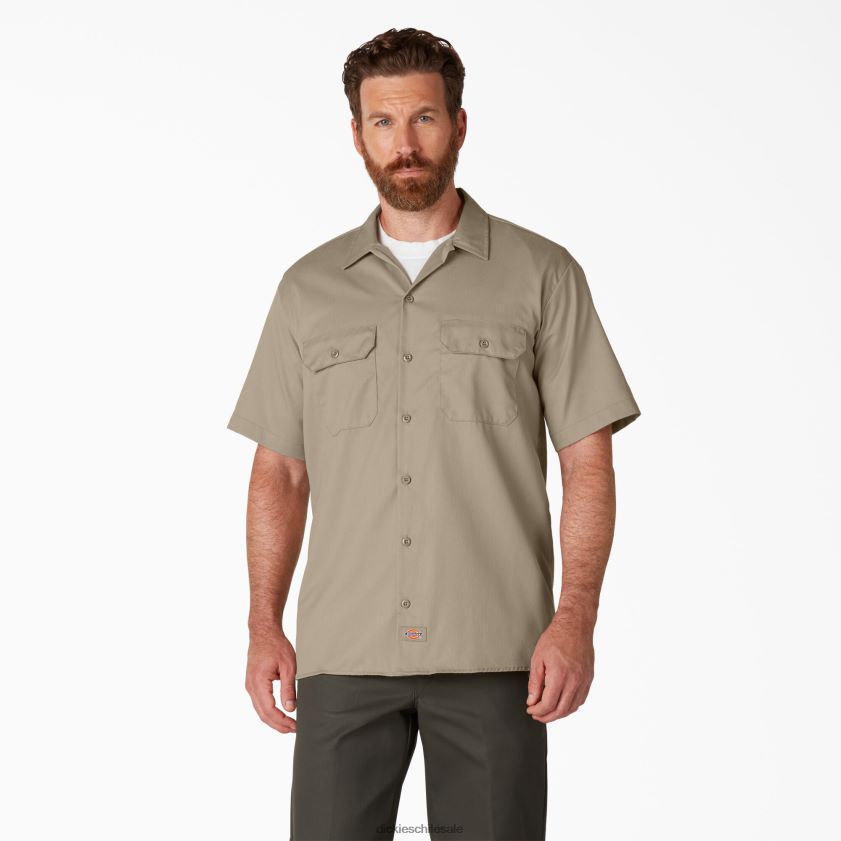arena del desierto (ds) hombres camisa de trabajo de manga corta Dickies ropa de trabajo X4H0F490 arena del desierto (ds) hombres camisa de trabajo de manga corta Dickies ropa de trabajo X4H0F490