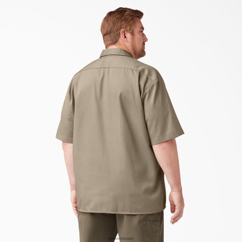arena del desierto (ds) hombres camisa de trabajo de manga corta Dickies ropa de trabajo X4H0F490