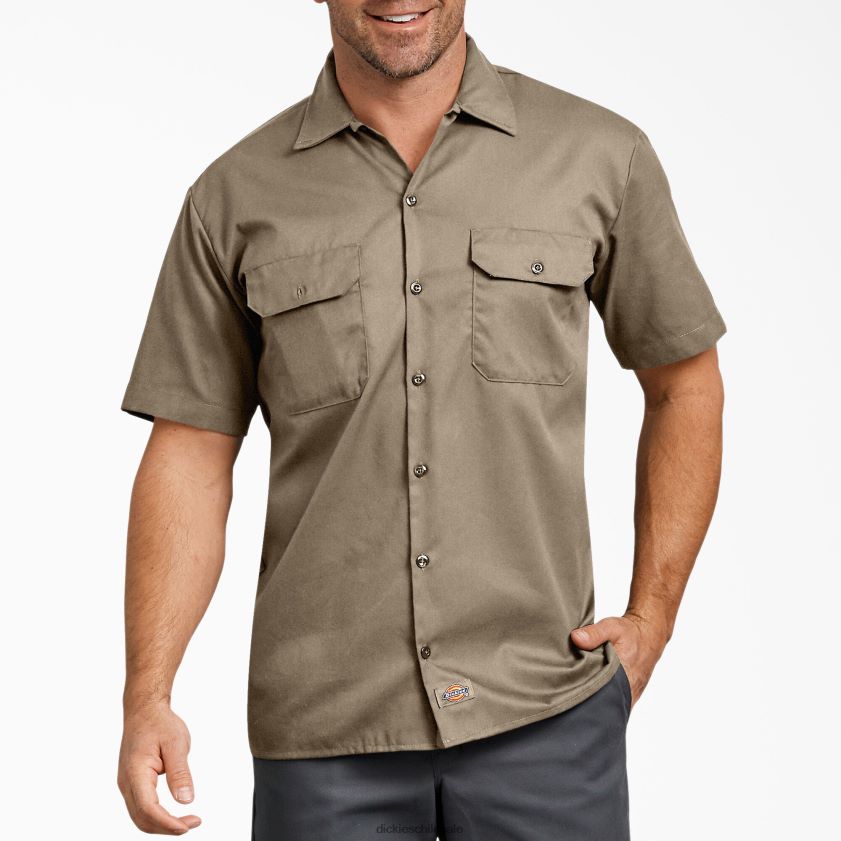 arena del desierto (ds) hombres camisa de trabajo de manga corta con corte holgado Dickies ropa de trabajo X4H0F599 arena del desierto (ds) hombres camisa de trabajo de manga corta con corte holgado Dickies ropa de trabajo X4H0F599