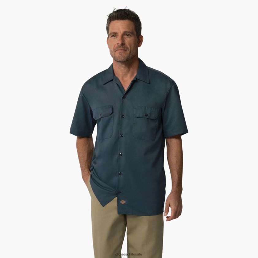 azul de la fuerza aérea (af) hombres camisa de trabajo de manga corta Dickies ropa de trabajo X4H0F485 azul de la fuerza aérea (af) hombres camisa de trabajo de manga corta Dickies ropa de trabajo X4H0F485