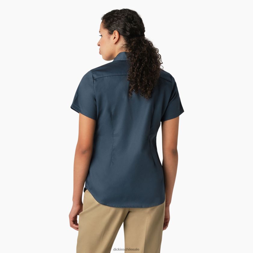 azul de la fuerza aérea (asl) mujer 574 camisa de trabajo original Dickies ropa de trabajo X4H0F1530