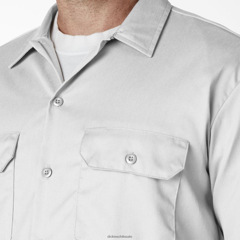 blanco (wh) hombres camisa de trabajo de manga corta Dickies ropa de trabajo X4H0F502
