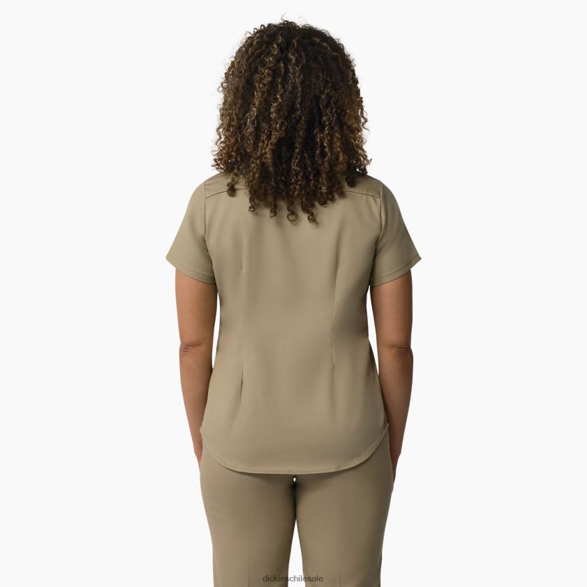 caqui militar (ksh) mujer 574 camisa de trabajo original Dickies ropa de trabajo X4H0F1533