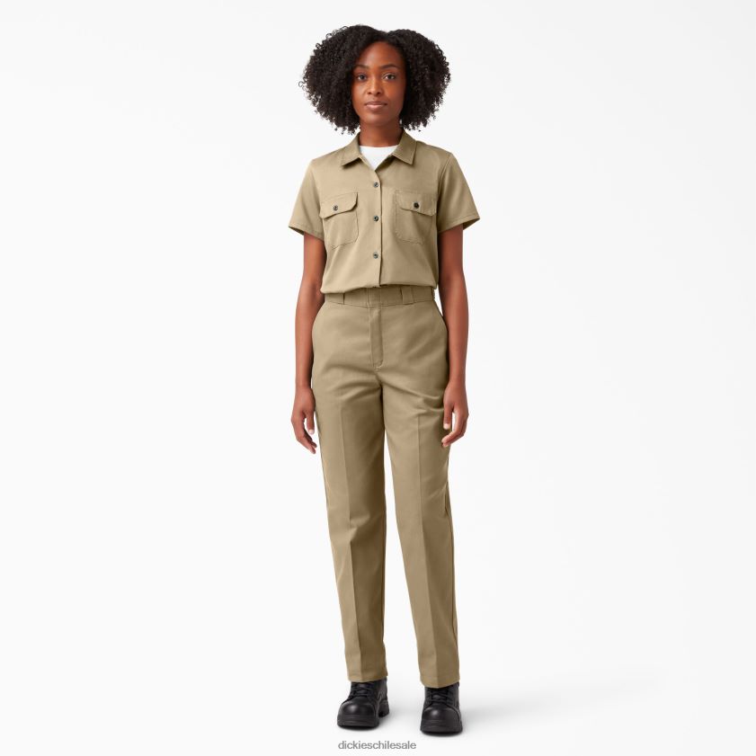 caqui militar (ksh) mujer 574 camisa de trabajo original Dickies ropa de trabajo X4H0F1533