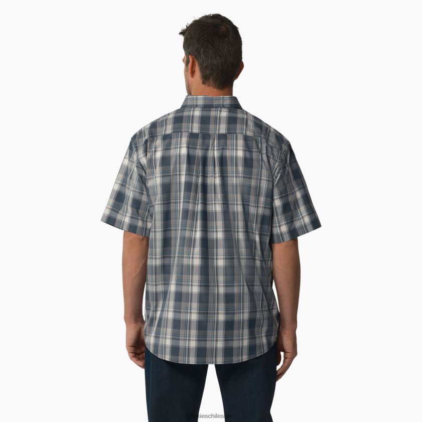 llanuras altas de la fuerza aérea azul (b1j) hombres camisa tejida de manga corta Dickies ropa de trabajo X4H0F625