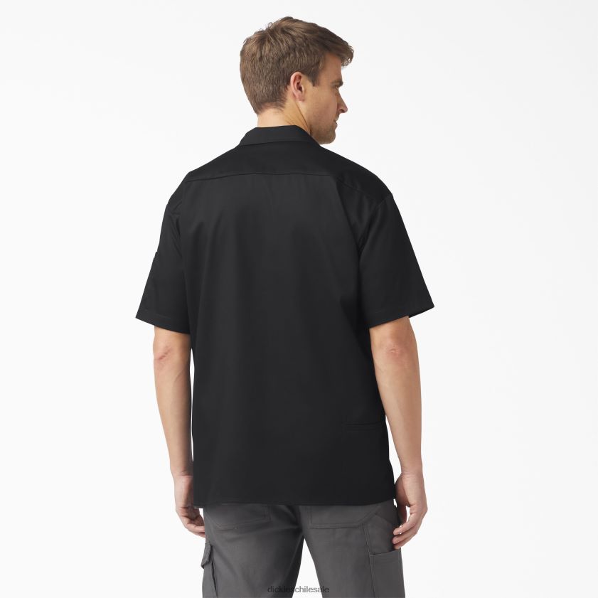 negro (negro) hombres camisa traeger ultimate grilling Dickies ropa de trabajo X4H0F792