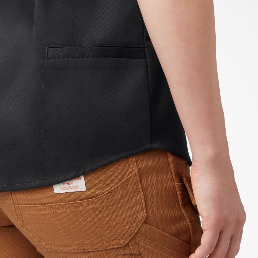 negro (negro) mujer camisa traeger ultimate grilling Dickies ropa de trabajo X4H0F2156