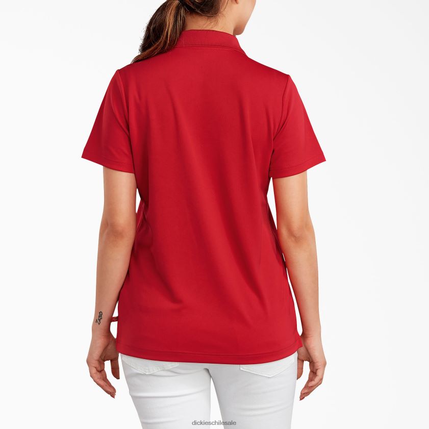 rojo manzana (lr) mujer polo de rendimiento Dickies ropa de trabajo X4H0F2020
