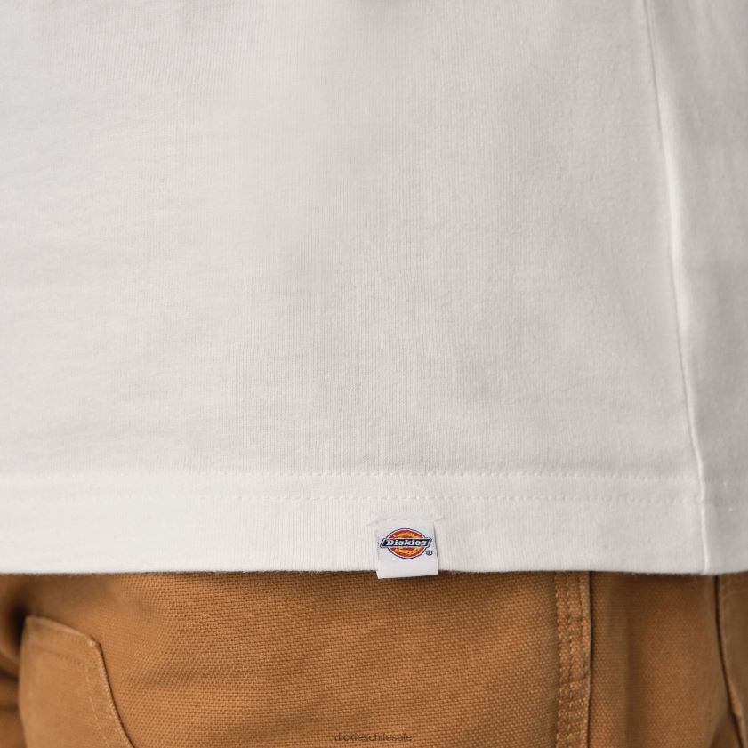 blanco (wh) mujer camiseta gráfica de ropa de trabajo pesada Dickies ropa de trabajo X4H0F2119