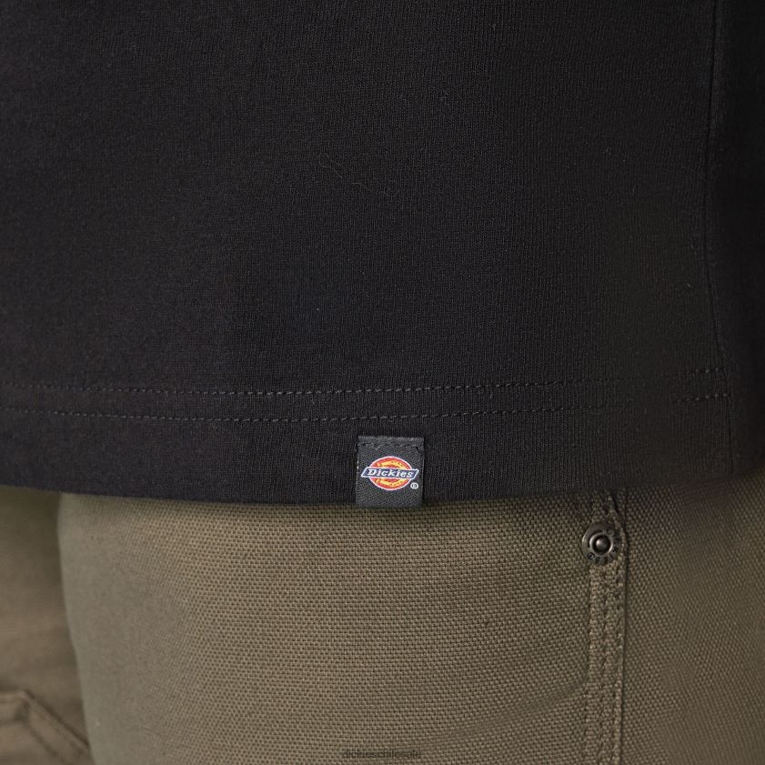 negro (kbk) mujer camiseta gráfica de ropa de trabajo pesada Dickies ropa de trabajo X4H0F2117